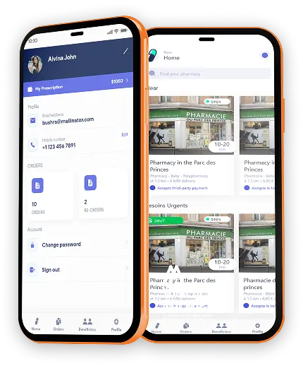Delimed pharmacy ordering web platform interface